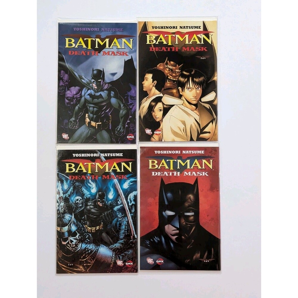 DC: Batman Death Mask Vol. 1 (2008) #1-4 Complete Set CMX Yoshinori Natsume
